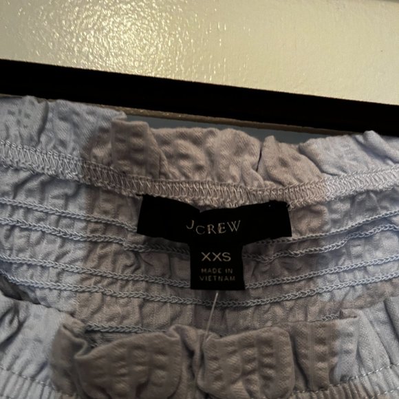 J Crew NWT Light Blue Ruffled Top Size XXS‎ - Picture 7 of 11